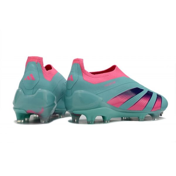 Crampons adidas Predator Elite LL FG Bleu Rose