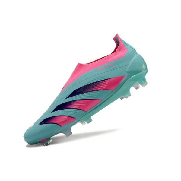 Crampons adidas Predator Elite LL FG Bleu Rose