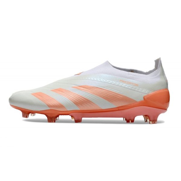 Crampons adidas Predator Elite LL FG Bleu Très Pâle Orange