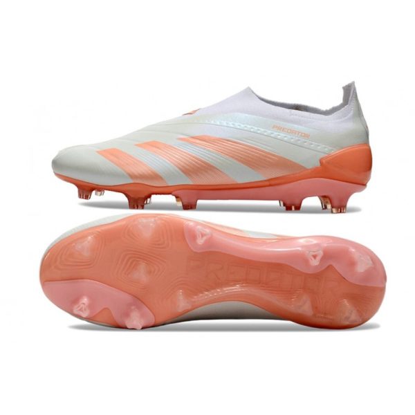 Crampons adidas Predator Elite LL FG Bleu Très Pâle Orange