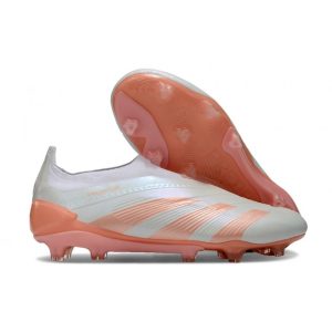 Chaussures de foot adidas Predator Elite LL FG Bleu Très Pâle Orange