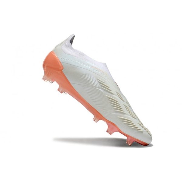 Crampons adidas Predator Elite LL FG Bleu Très Pâle Orange