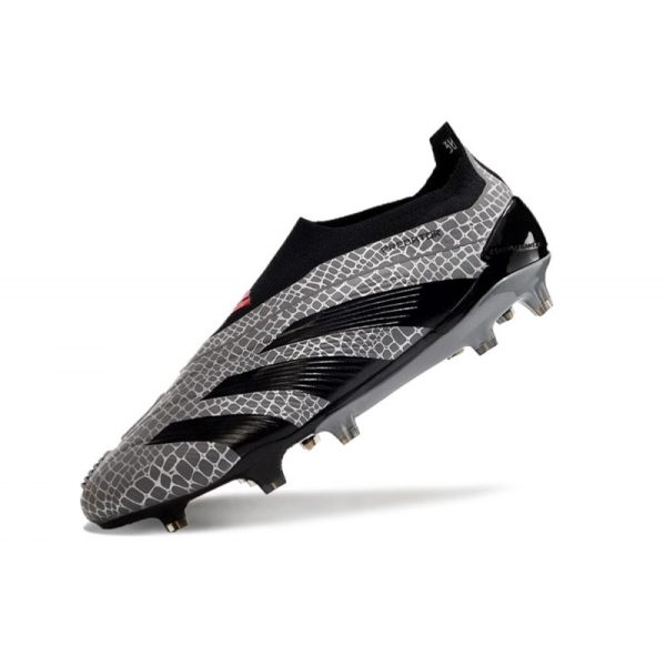 Crampons adidas Predator Elite LL FG Gris Noir