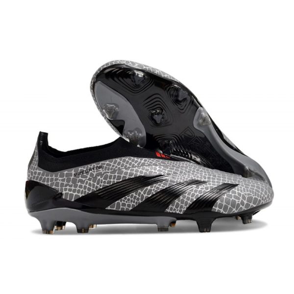 Chaussures de foot adidas Predator Elite LL FG Gris Noir