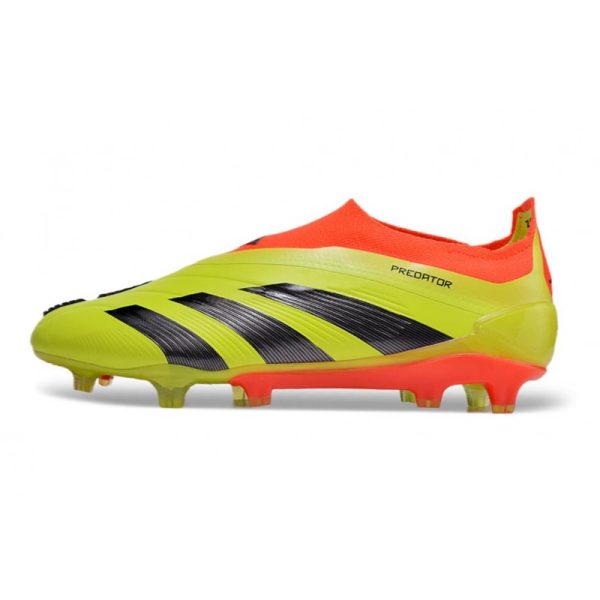 Crampons adidas Predator Elite LL FG Jaune Noir Rouge