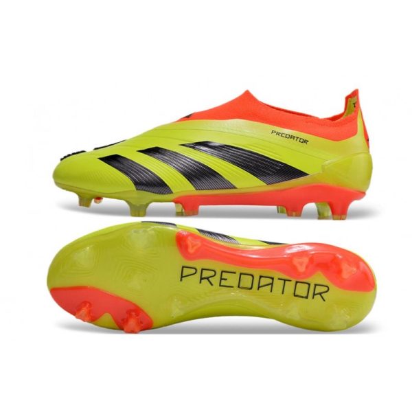 Crampons adidas Predator Elite LL FG Jaune Noir Rouge