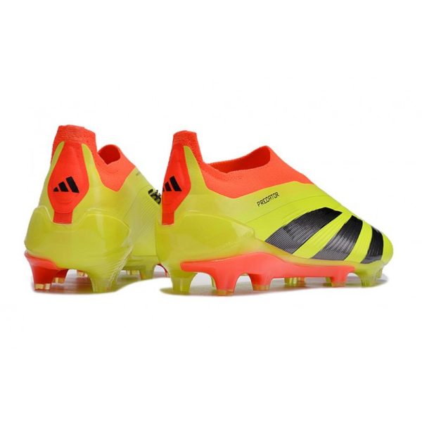 Crampons adidas Predator Elite LL FG Jaune Noir Rouge