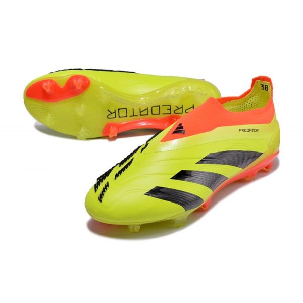 Crampons adidas Predator Elite LL FG Jaune Noir Rouge