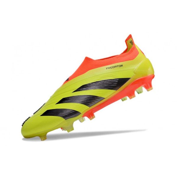 Crampons adidas Predator Elite LL FG Jaune Noir Rouge