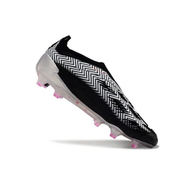 Crampons adidas Predator Elite LL FG Noir Argent Orange