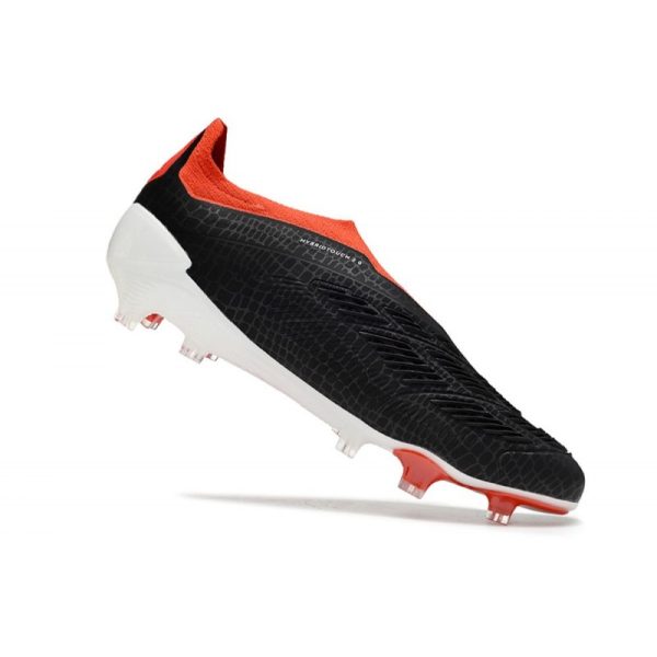 Crampons adidas Predator Elite LL FG Noir Banc Rouge Solaire