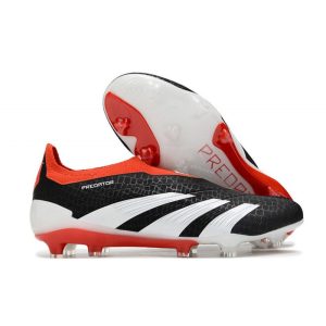 Chaussures de foot adidas Predator Elite LL FG Noir Banc Rouge