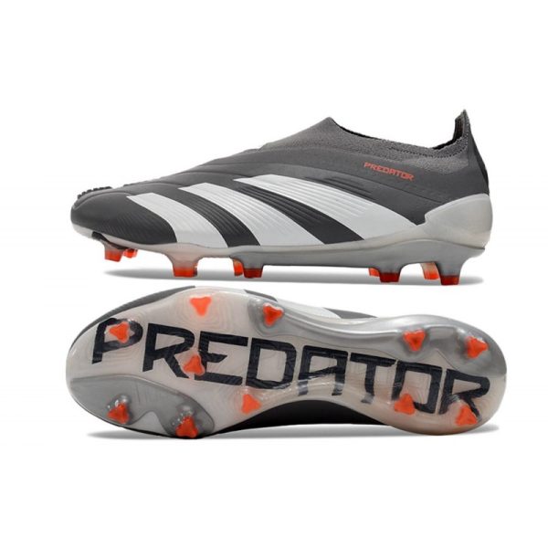 Crampons adidas Predator Elite LL FG Noir Blanc