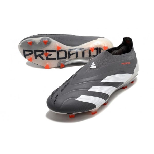 Crampons adidas Predator Elite LL FG Noir Blanc