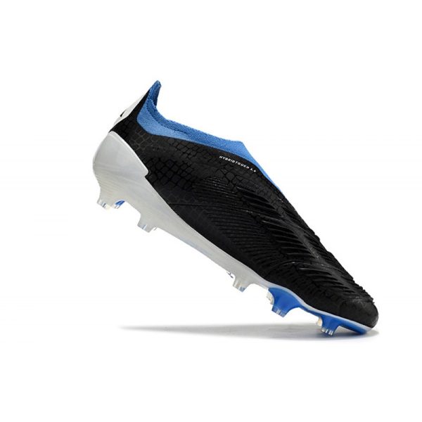 Crampons adidas Predator Elite LL FG Noir Blanc Bleu