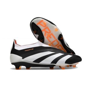 Chaussures de foot adidas Predator Elite LL FG Noir Blanc Orange