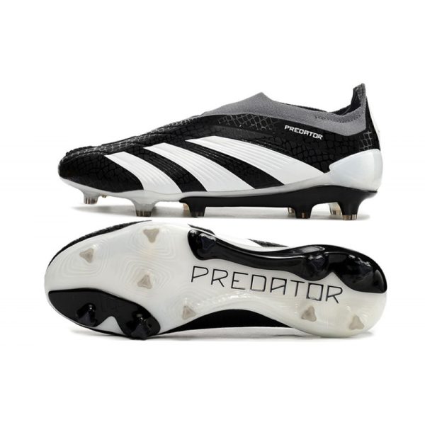 Crampons adidas Predator Elite LL FG Noir Blanc Rouge