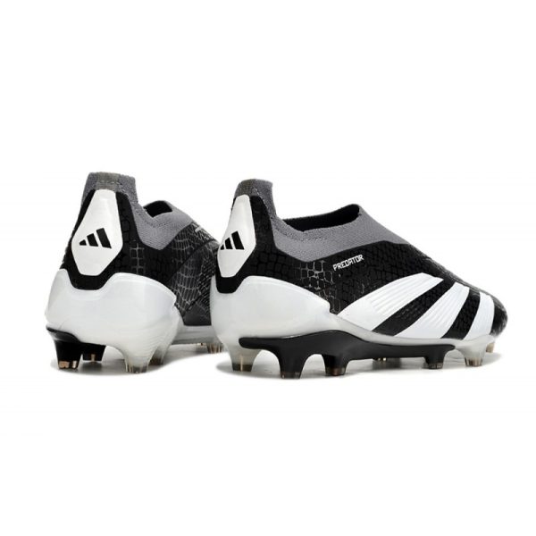Crampons adidas Predator Elite LL FG Noir Blanc Rouge