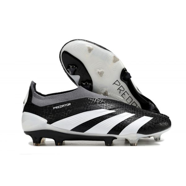 Chaussures de foot adidas Predator Elite LL FG Noir Blanc Rouge