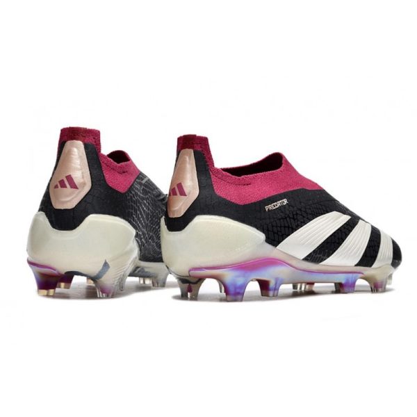 Crampons adidas Predator Elite LL FG Noir Blanc Violet