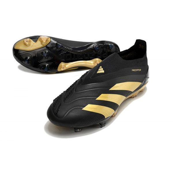 Crampons adidas Predator Elite LL FG Noir Or