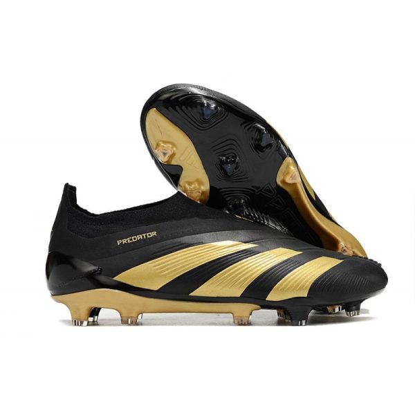 Chaussures de foot adidas Predator Elite LL FG Noir Or