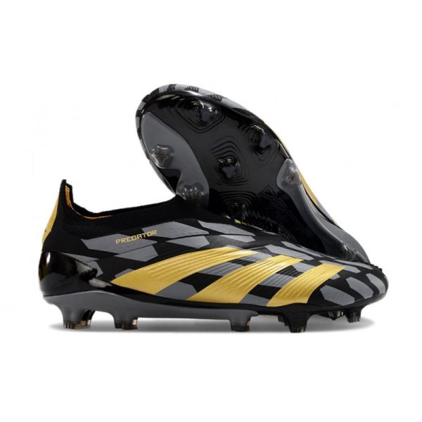 Chaussures de foot adidas Predator Elite LL FG Noir Or