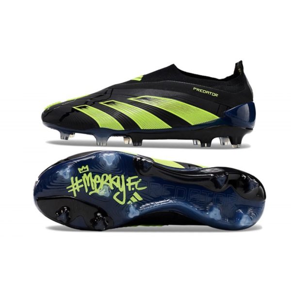 Crampons adidas Predator Elite LL FG Noir Vert