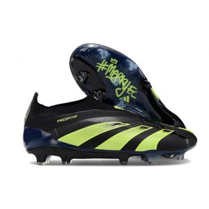 Chaussures de foot adidas Predator Elite LL FG Noir Vert