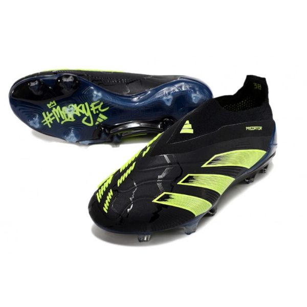 Crampons adidas Predator Elite LL FG Noir Vert