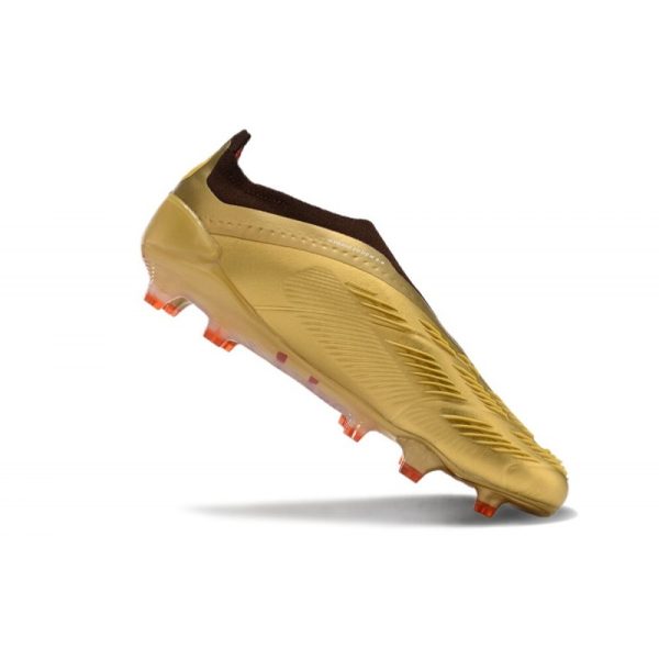 Crampons adidas Predator Elite LL FG Or Blanc