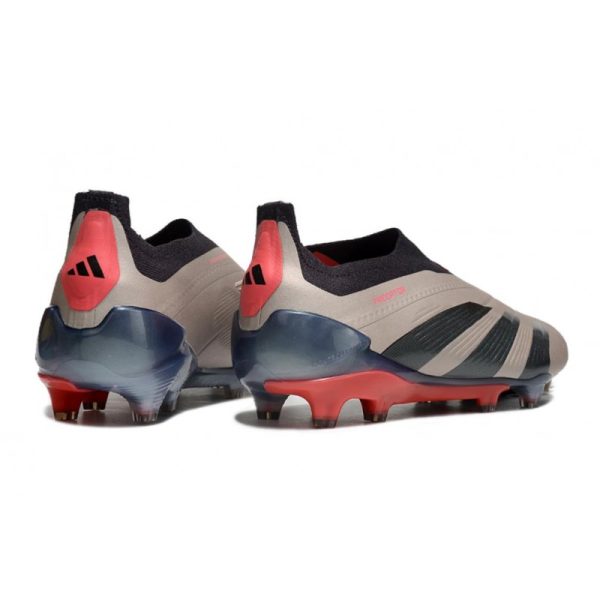 Crampons adidas Predator Elite LL FG Platin Métallique Noir Aurore Carbone