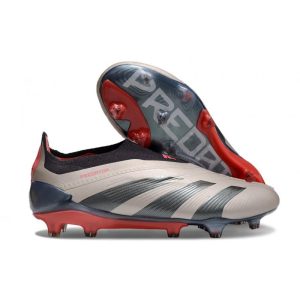 Crampons adidas Predator Elite LL FG Platin Métallique Noir Aurore Carbone