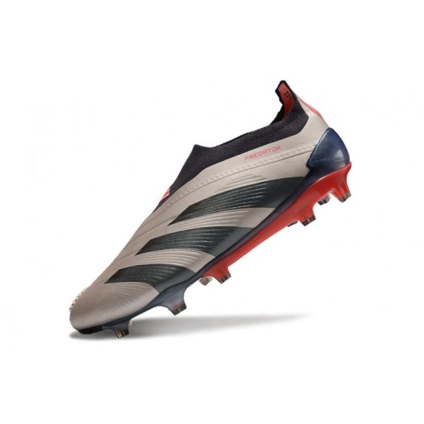 Crampons adidas Predator Elite LL FG Platin Métallique Noir Aurore Carbone