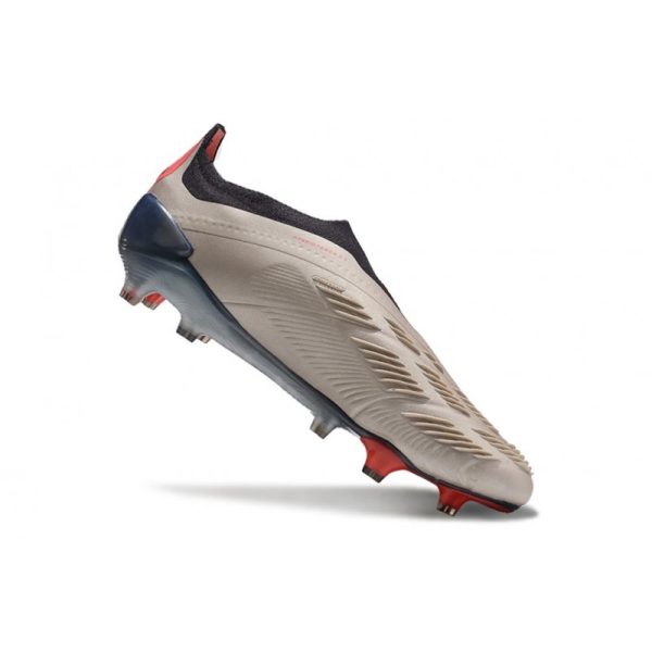 Crampons adidas Predator Elite LL FG Platin Métallique Noir Aurore Carbone