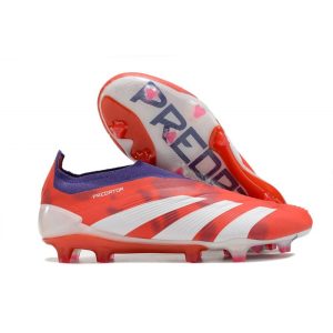 Chaussures de foot adidas Predator Elite LL FG Rouge Blanc