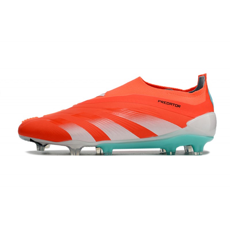 Crampons adidas Predator Elite LL FG Rouge Blanc Bleu