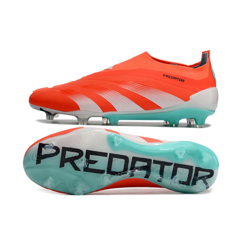 Crampons adidas Predator Elite LL FG Rouge Blanc Bleu