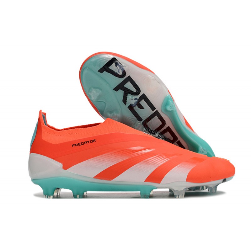 Chaussures de foot adidas Predator Elite LL FG Rouge Blanc Bleu