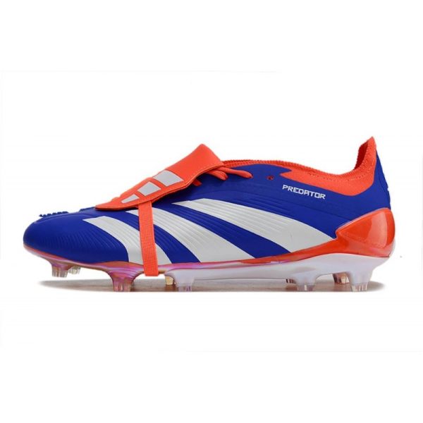 Crampons adidas Predator Elite Tongue FG Bleu Blanc Rouge