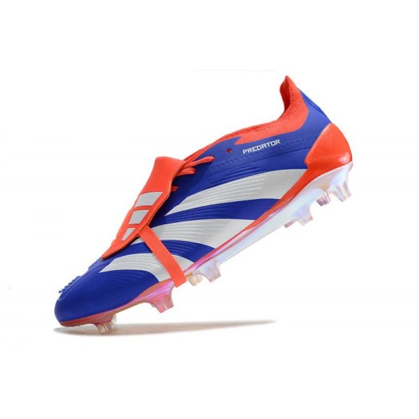 Crampons adidas Predator Elite Tongue FG Bleu Blanc Rouge