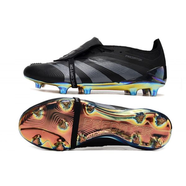Crampons adidas Predator Elite Tongue FG Nightstrike Pack Noir Carbone