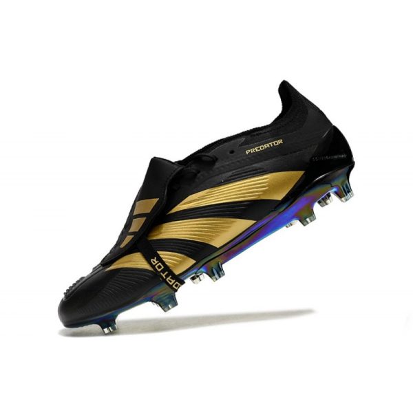 Crampons adidas Predator Elite Tongue FG Noir Or
