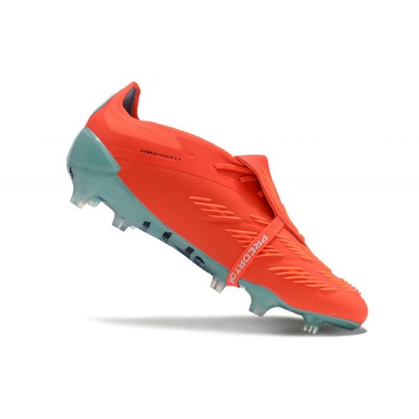 Crampons adidas Predator Elite Tongue FG Rouge Blanc Bleu