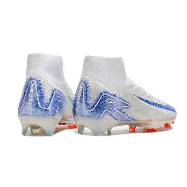 Nike Air Zoom Mercurial Superfly 10 Elite FG Blueprint Blanc Bleu