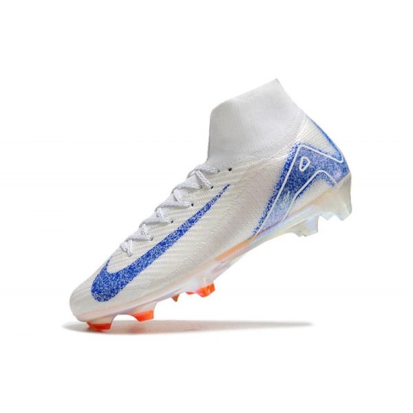 Nike Air Zoom Mercurial Superfly 10 Elite FG Blueprint Blanc Bleu