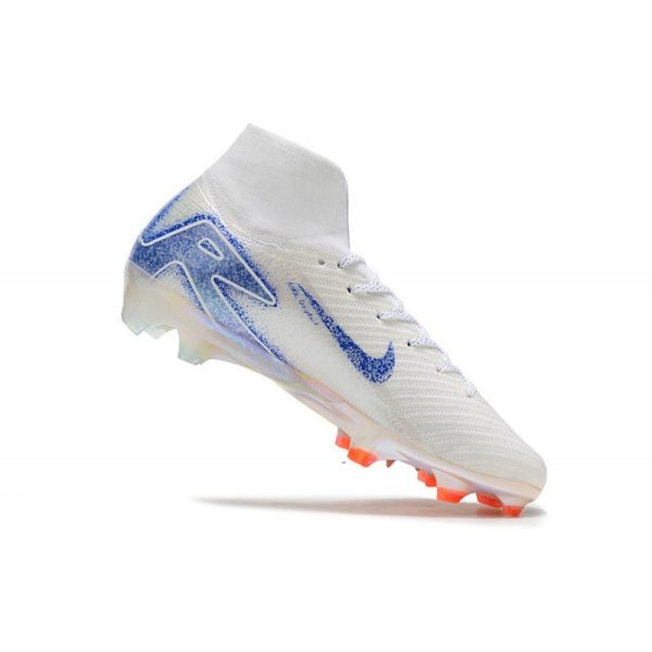 Nike Air Zoom Mercurial Superfly 10 Elite FG Blueprint Blanc Bleu