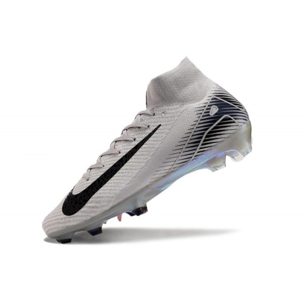 Nike Air Zoom Mercurial Superfly 10 Elite FG Gris Noir