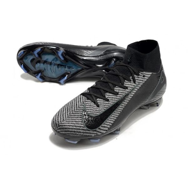 Nike Air Zoom Mercurial Superfly 10 Elite FG Noir Gris