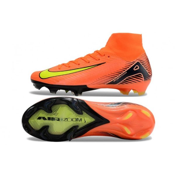 Nike Air Zoom Mercurial Superfly 10 Elite FG Orange Jaune
